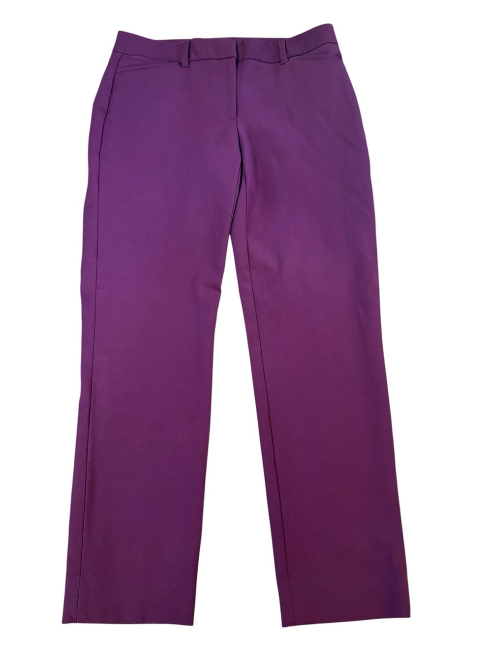 White House Black Market Wine The Slim Ankle Pants. Size 4